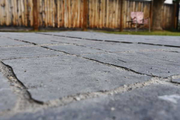 Sunken Patio Repair in Raleigh