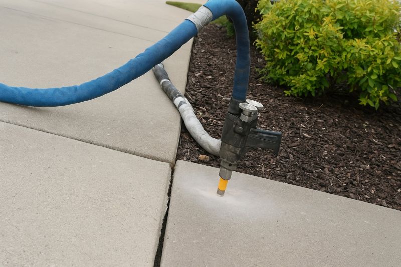 Concrete Mudjacking For Sunken Patios And Steps