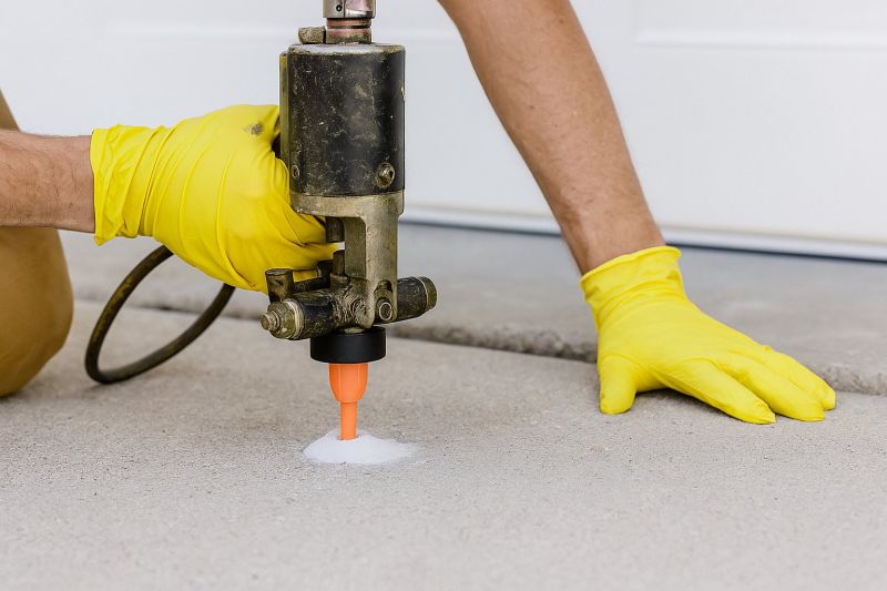 Concrete Mudjacking For Sunken Patios And Steps